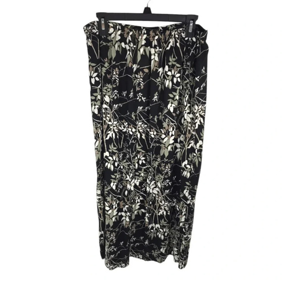 {AGB Byer California} Vintage 90s Leaf Print Maxi Skirt - Size XL - Picture 4 of 11
